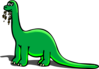 Eating Cartoon Dinosaur Clip Art